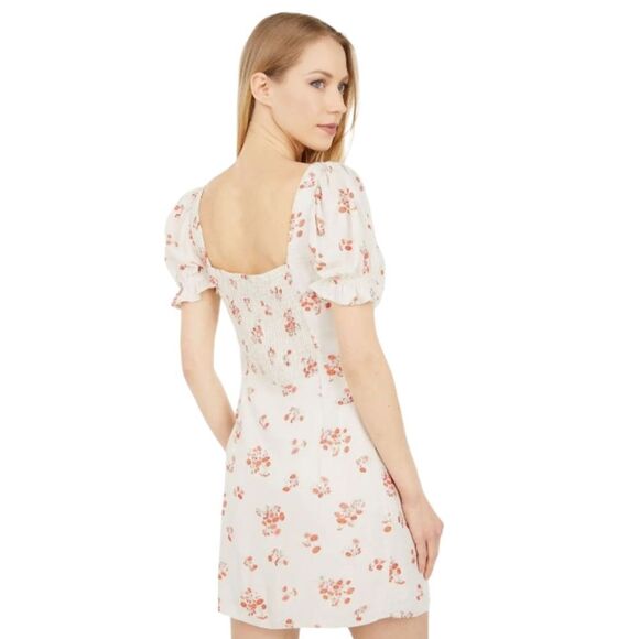 Bardot Lucinta Mini Dress Floral Puff Sleeve Mini Dress - Picture 2 of 10